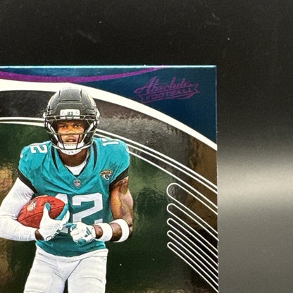 Travis Hunter Rookie RC 2025 Absolute Football Card #186 Jacksonville Jaguars