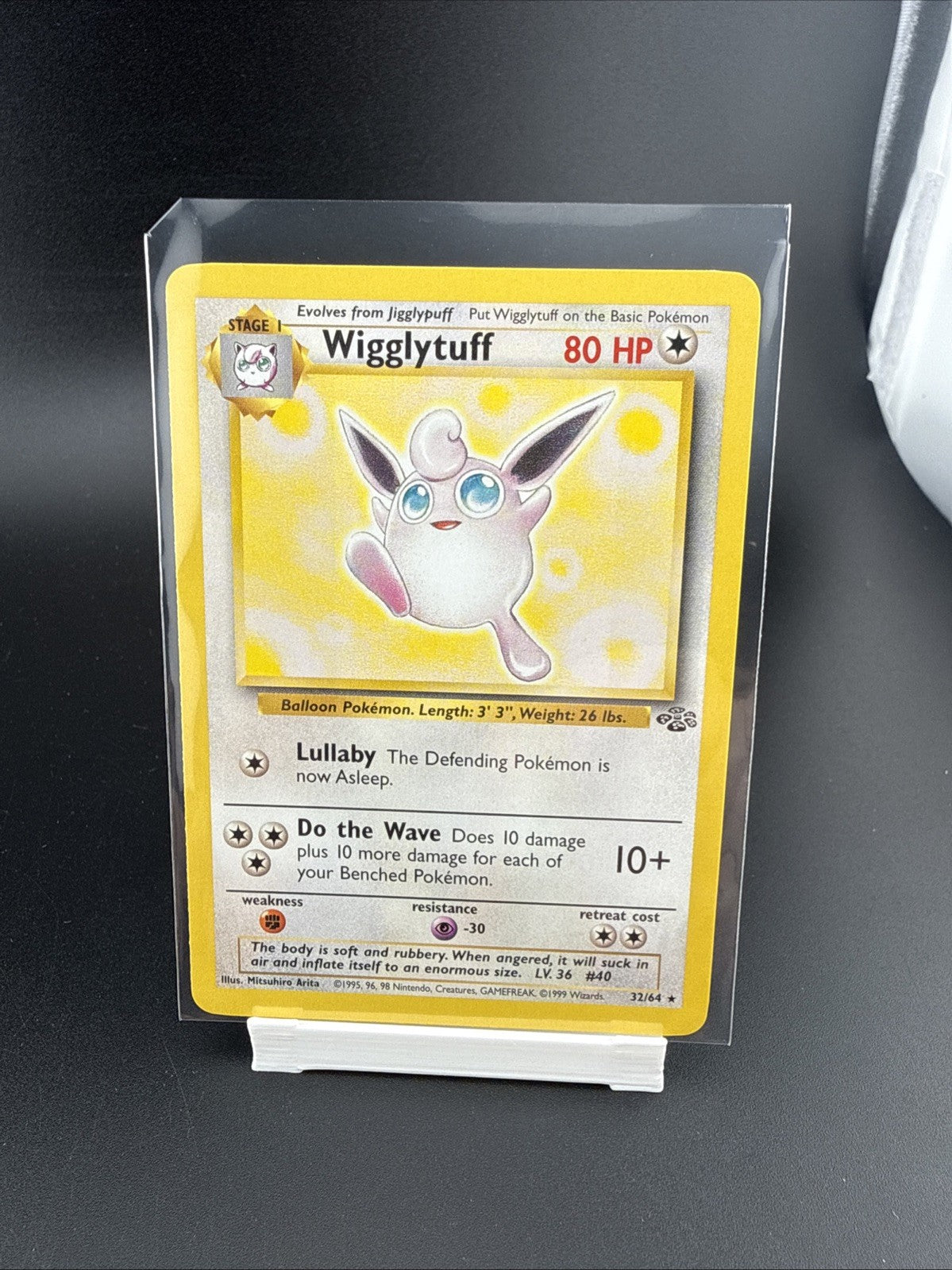 Wigglytuff 32/64 Pokémon Jungle 1st Edition 1999 | Rare | LP Excellent Cond