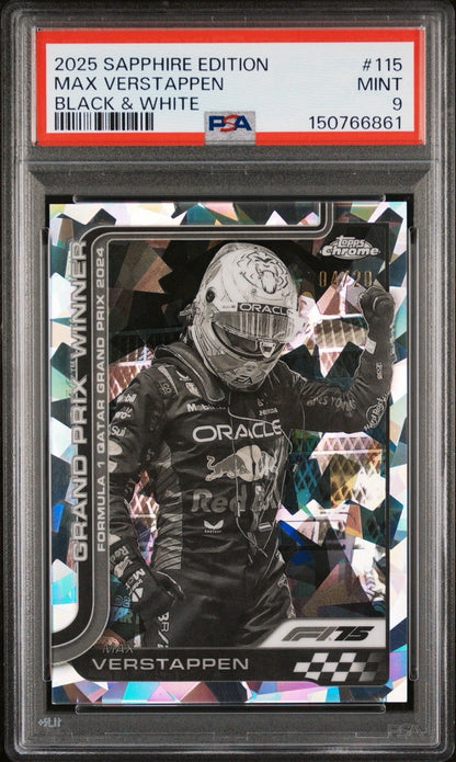 2025 Topps Chrome Sapphire Edition Formula 1 - F1 Drivers Max Verstappen /20