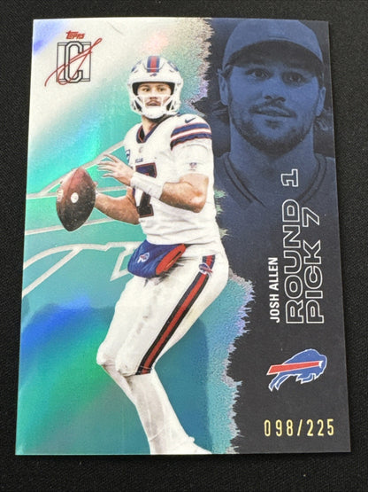 2025 Topps Signature Class JOSH ALLEN #7 Teal /225 Buffalo Bills NFL QB