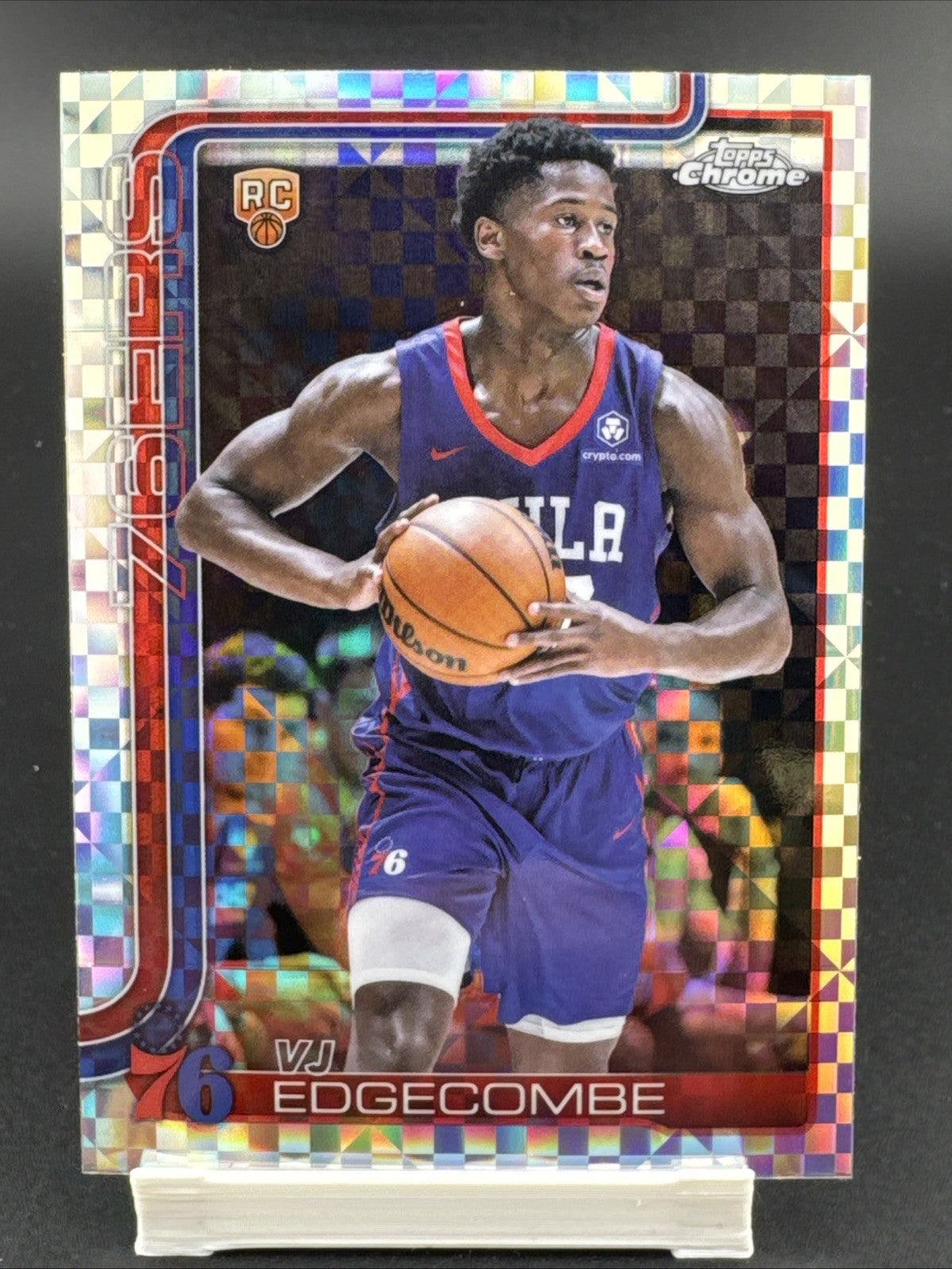 2025-26 Topps Chrome - VJ Edgecombe #253 X-Fractor (RC)