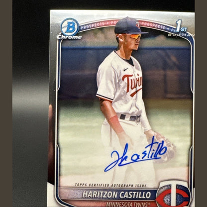2025 Bowman Chrome #CPA-HC Haritzon Castillo Autograph 1st Bowman