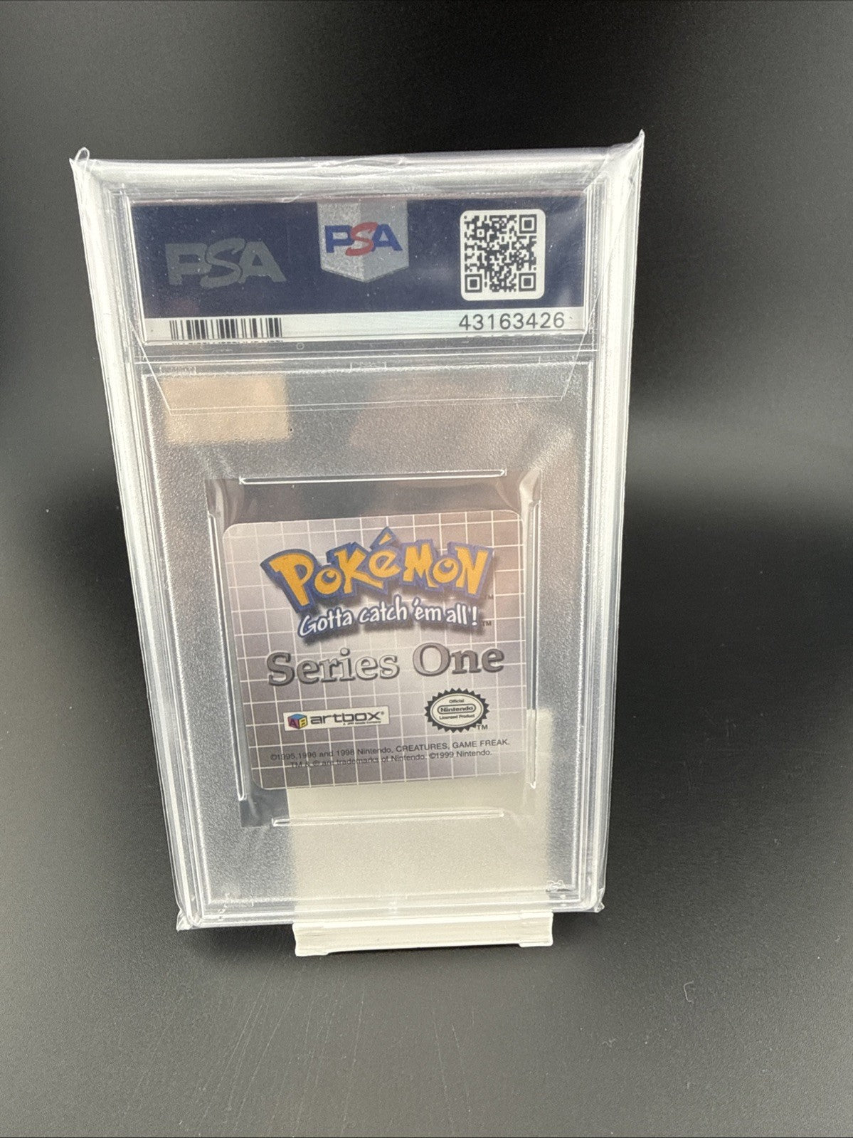 1999 POKEMON ACTION FLIPZ EEVEE/VAPOREON SERIES ONE PSA 10