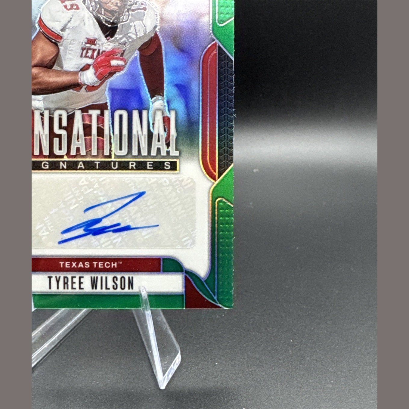 2025 Panini Prizm Draft Picks Green Sensational Signatures Tyree Wilson #SS-TYW