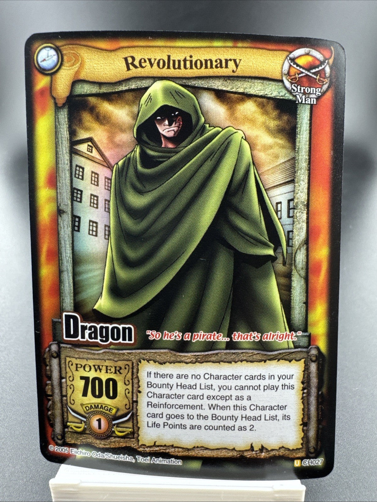 One Piece CCG Card Revolutionary Dragon Holofoil Vintage 2005
