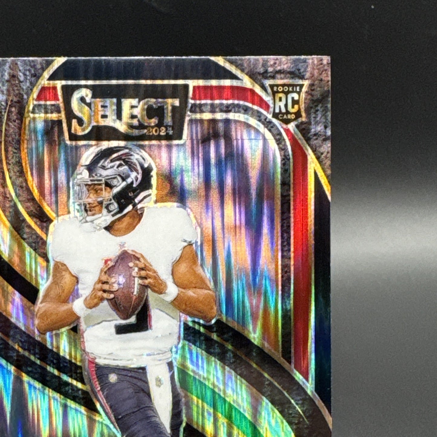 2024 Panini Select - Premier Level Michael Penix Jr. #110 Black & Green Prizm RC