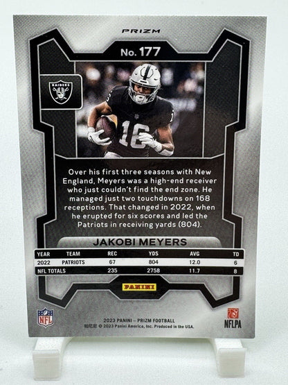 2024 Prizm Jakobi Meyers Neon Green Pulsar #151 Raiders