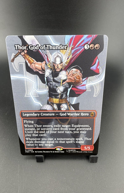 Thor, God of Thunder (Borderless) (0369) Marvel Super Heroes Regular
