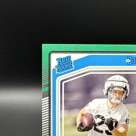 2024 Panini Donruss - Rated Rookie Green Autographs #372 Dylan Laube (AU, RC)