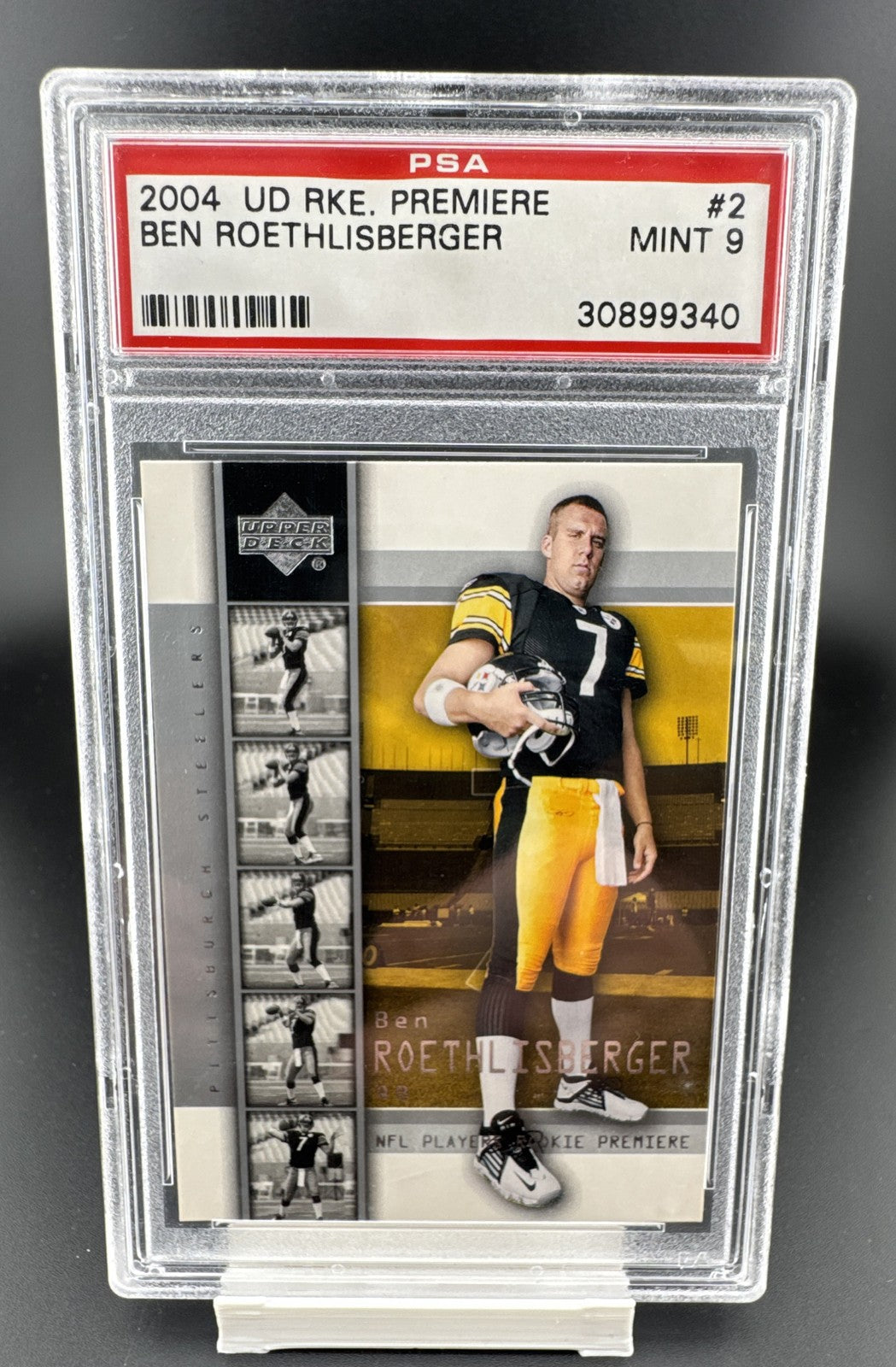 2004 Upper Deck NFL Players Rookie Premiere - Ben Roethlisberger #2 (RC)