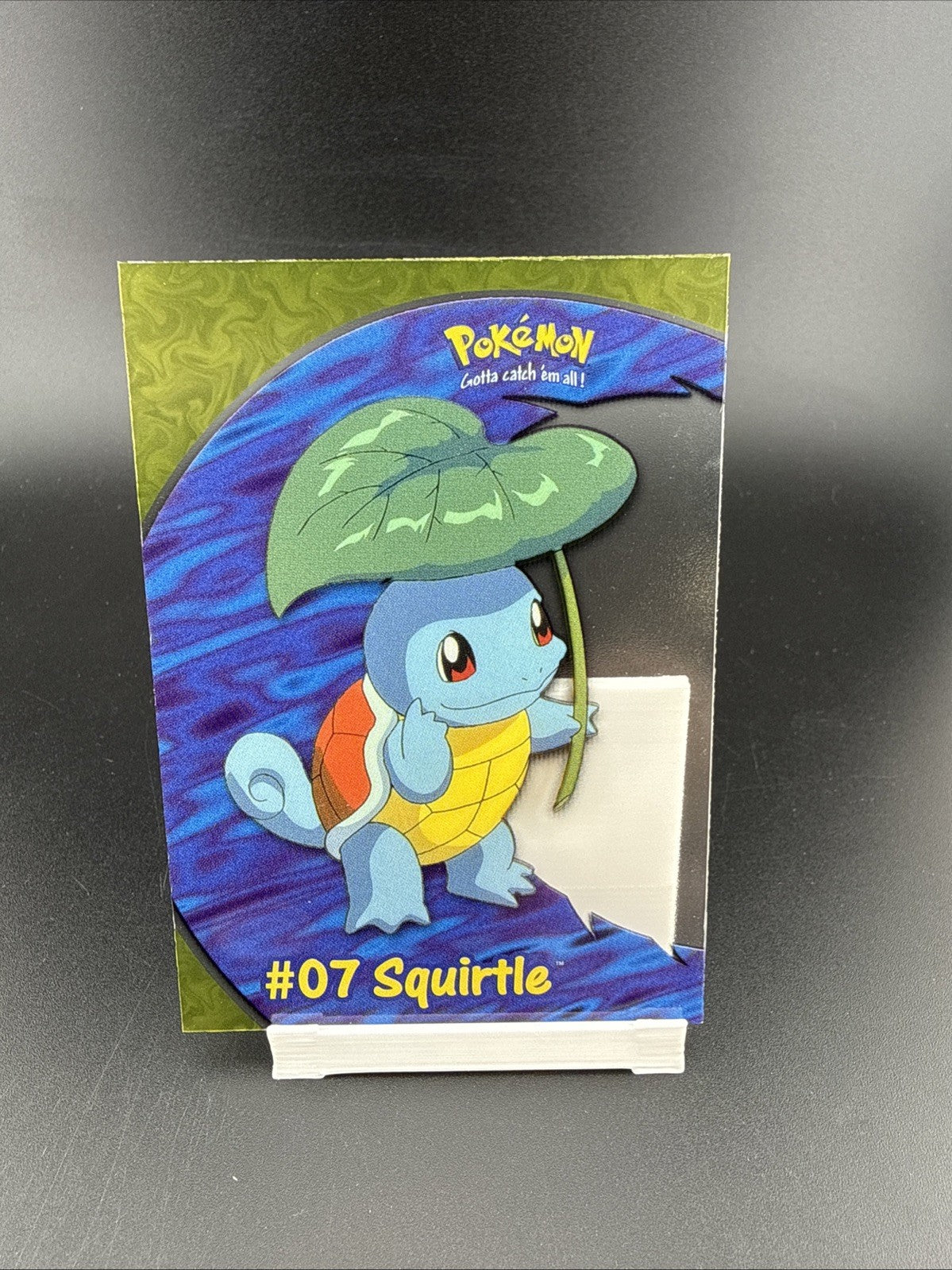 Topps 2000 Pokemon TV Animation Edition #07 Squirtle Clear Acetate Card #PC4