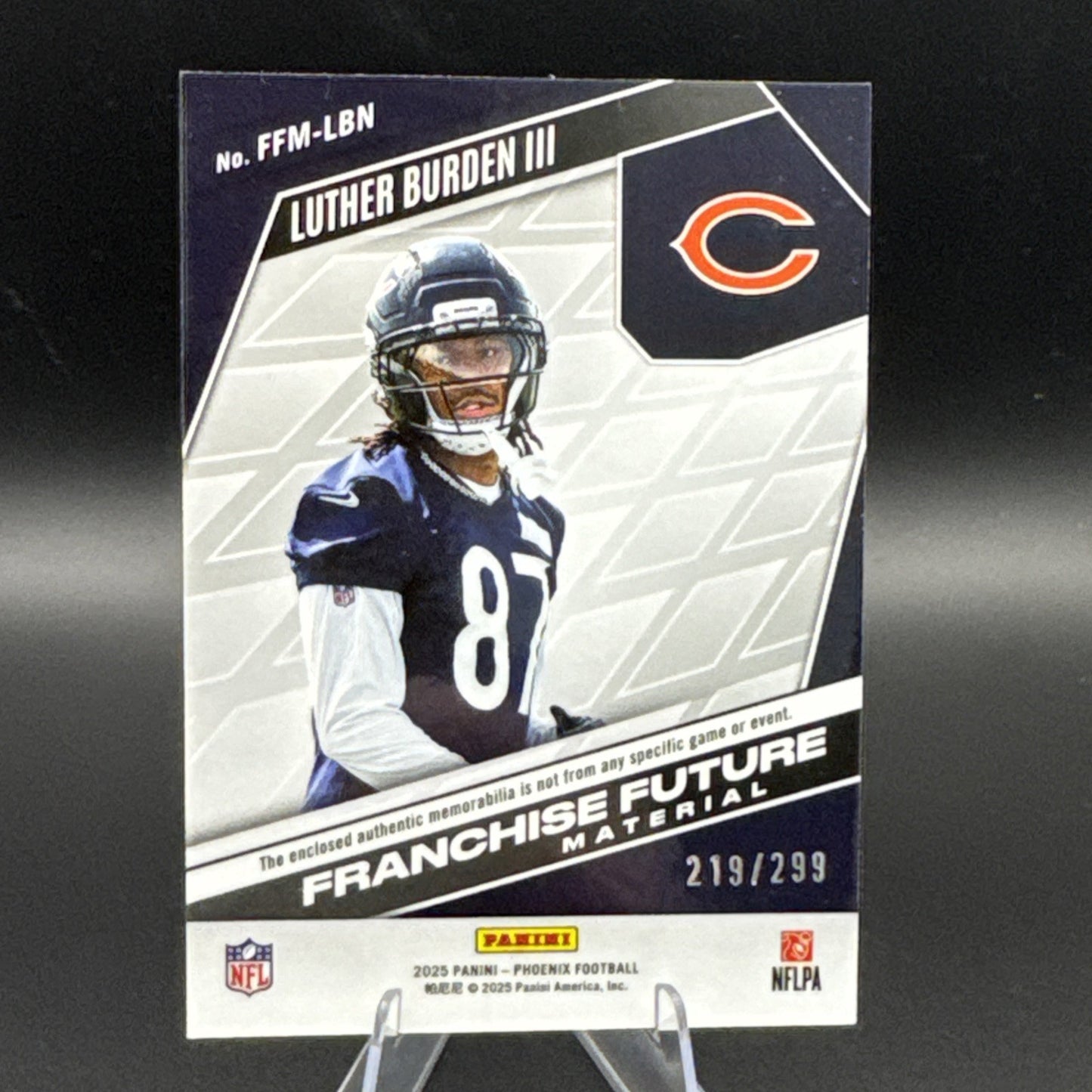 2025 Phoenix Franchise Future Rookie Patch Luther Burden III 219/299