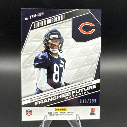 2025 Phoenix Franchise Future Rookie Patch Luther Burden III 219/299