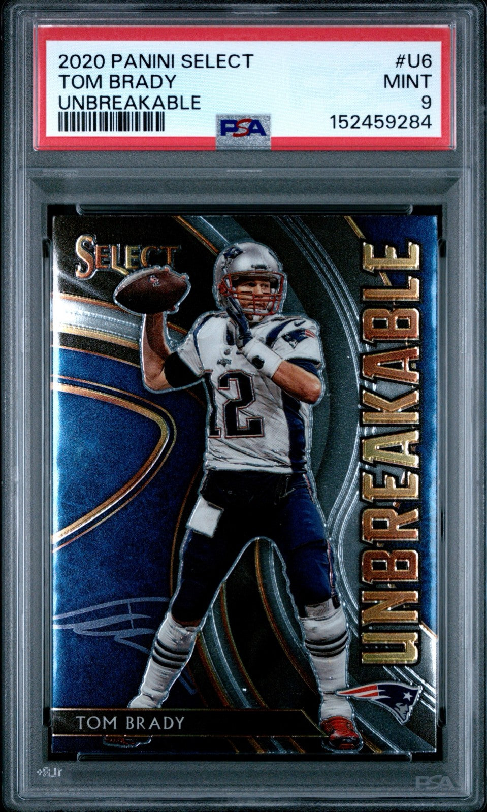 2020 Panini Select - Unbreakable Tom Brady #U6
