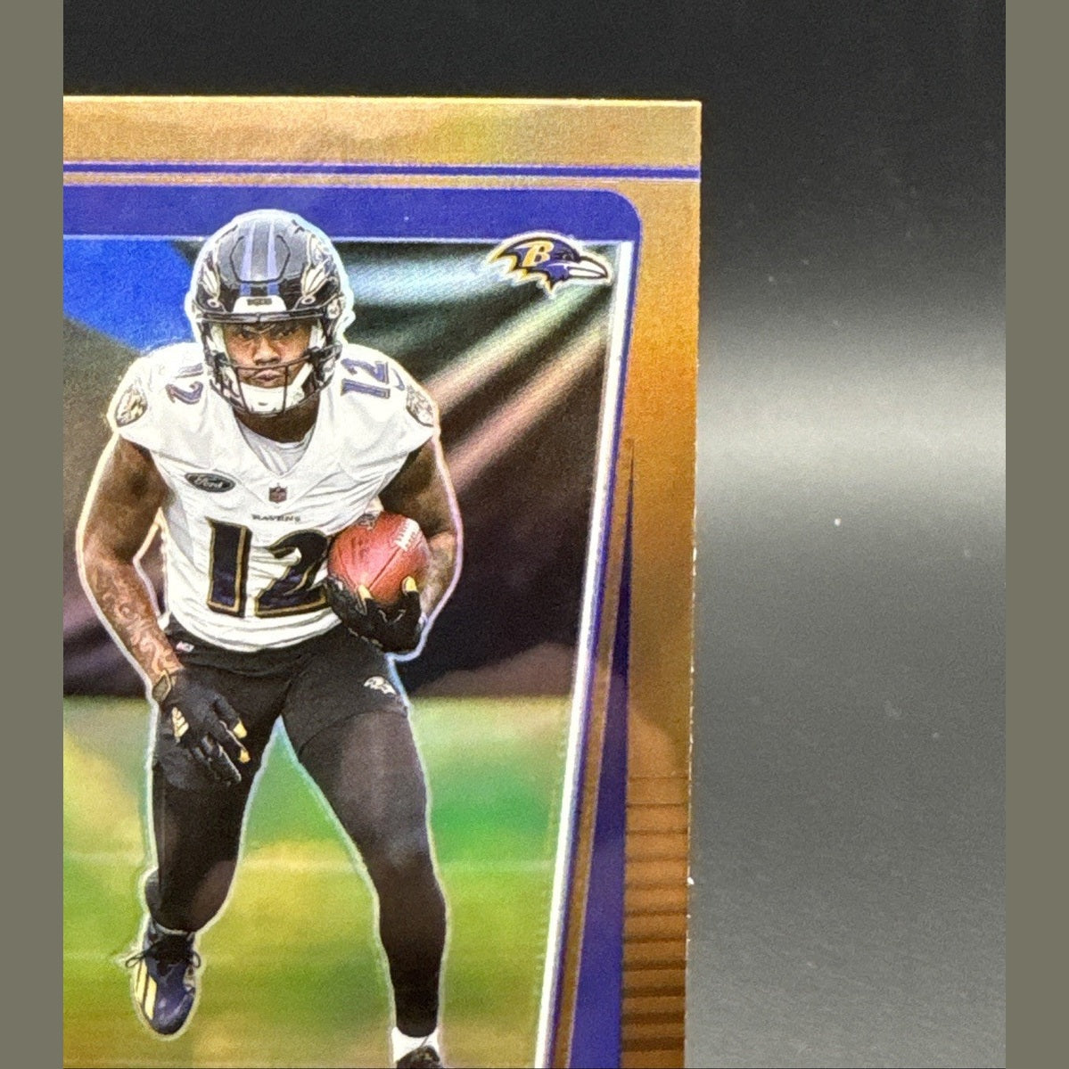 2021 Donruss Optic Rated Rookie Rashod Bateman #210 Bronze Prizm