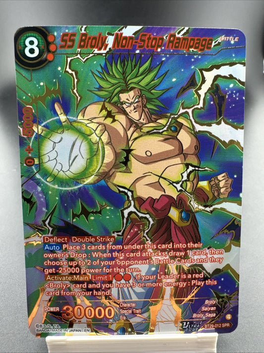 SS Broly, Non-Stop Rampage (SPR) - Fearsome Rivals (Bt29-012)