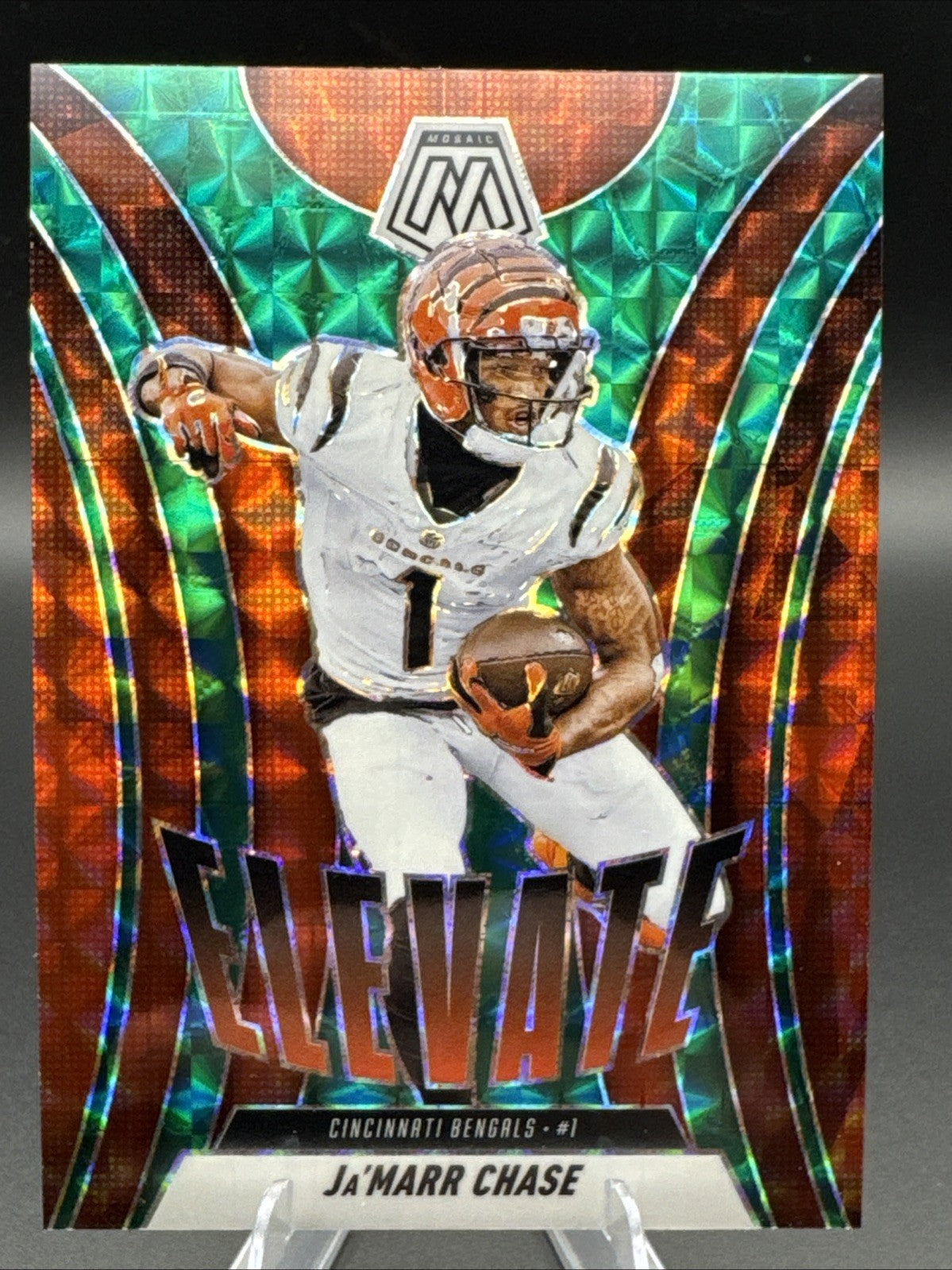 Panini 2025 Mosaic Elevate Prizm Insert Ja'Marr Chase Bengals #14