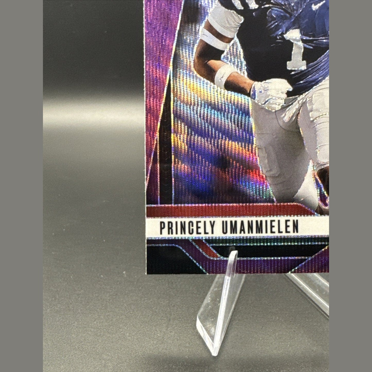 Princely Umanmielen 2025 Prizm Draft Picks Purple Wave Rookie #92