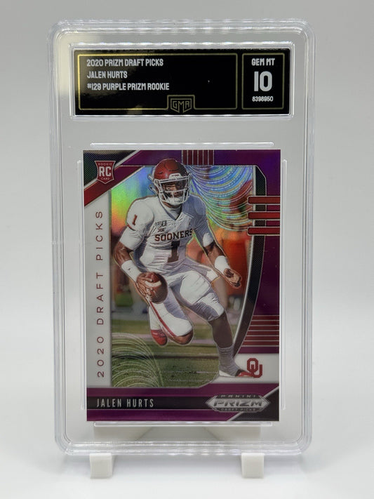 2020 Panini Prizm Draft Picks - Draft Picks Jalen Hurts #129 Purple Prizm (RC)