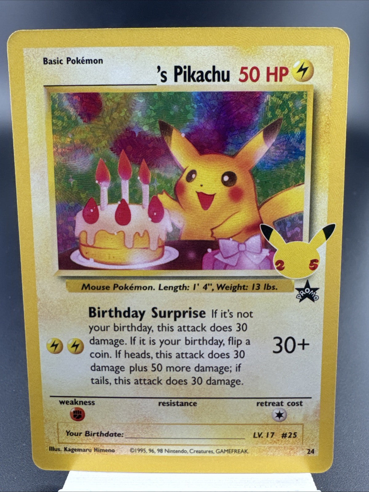 ______'s Pikachu 24 Celebrations: Classic Collection Holo