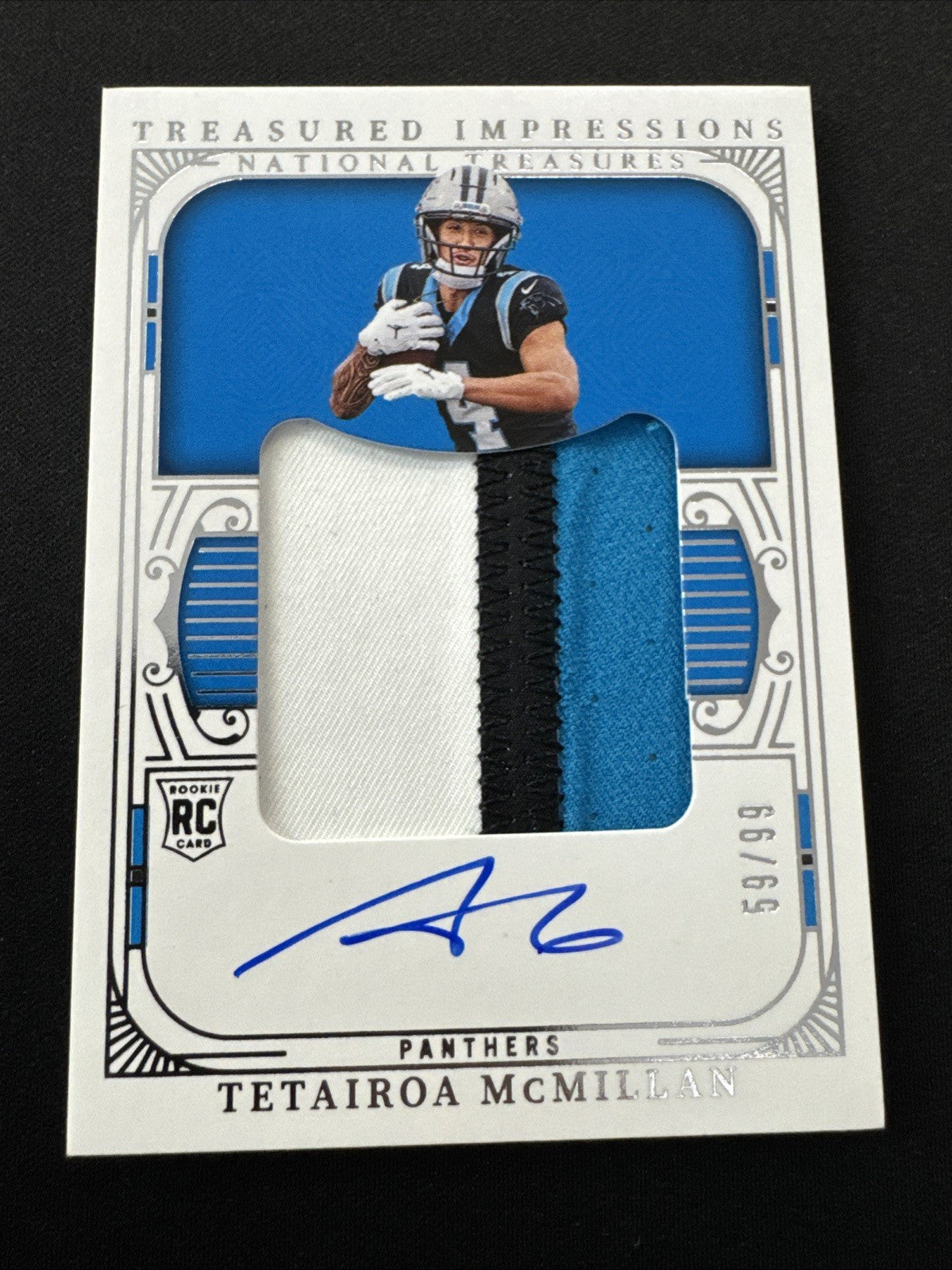 2025 National Treasures - Tetairoa McMillan - #RTI-TMN - RPA  /99 Rookie
