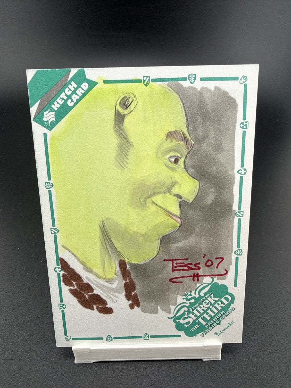 Shrek The Third Sketch Card S-TF Tess Fowler 207/318