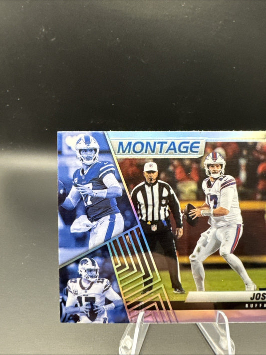 2022 Panini Mosaic Football - Josh Allen M-1 - Montage - Buffalo Bills