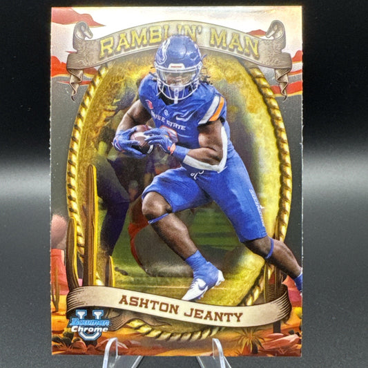 2024 Bowman University Chrome - Ramblin' Man Ashton Jeanty #RM-8 (RC) Rookie