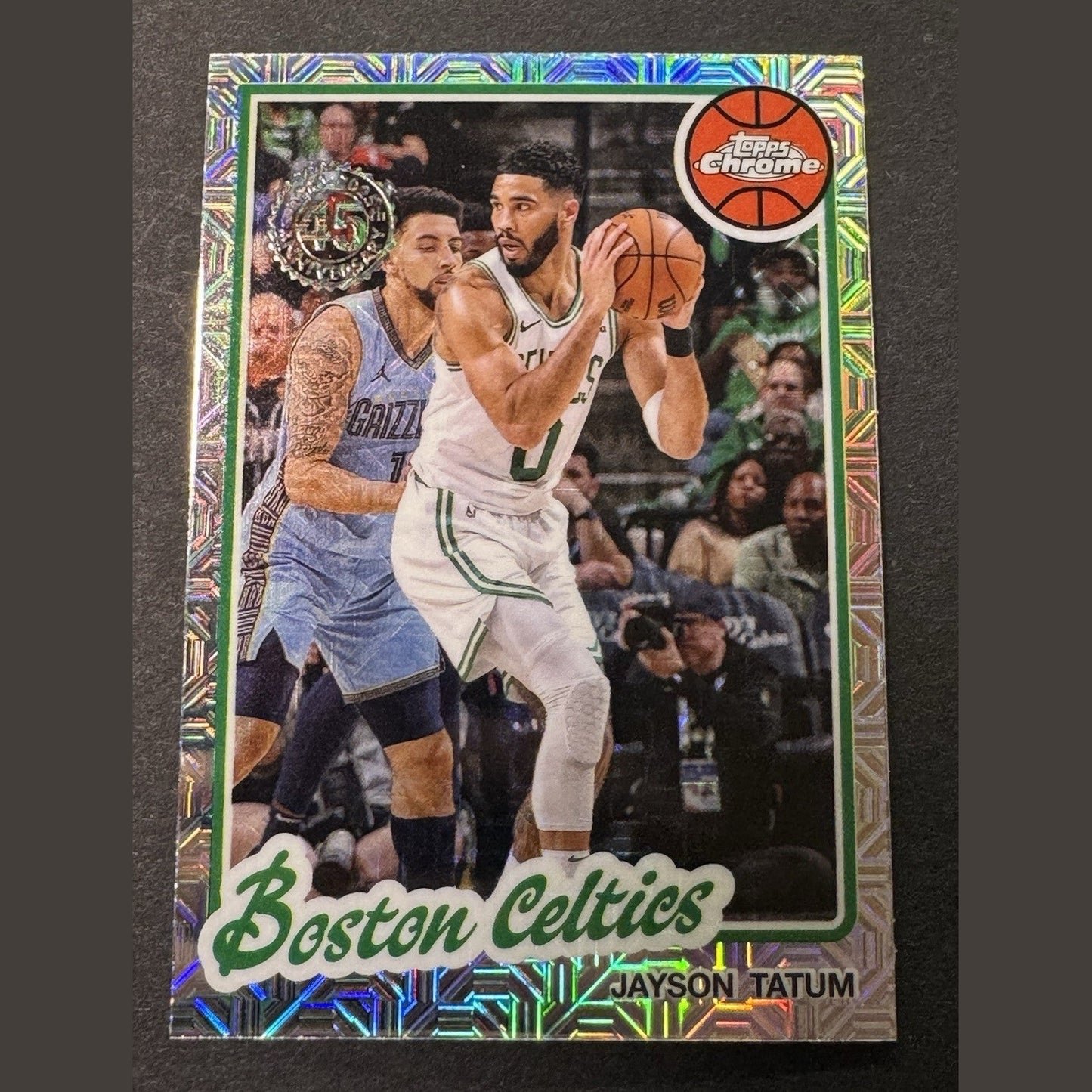2025-26 Topps Silver Pack Chrome Jayson Tatum #TC-JT Mojo Refractor