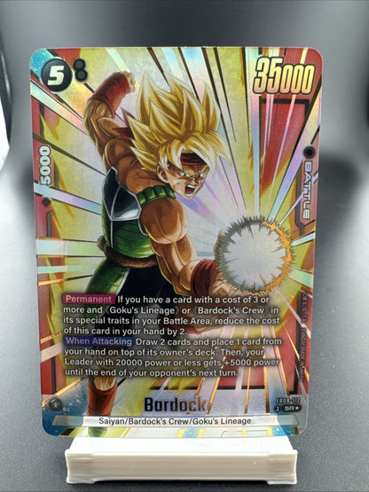 Bardock SR* FB08-112 Alternate Art Saiyan's Pride Dragon Ball Super Fusion World