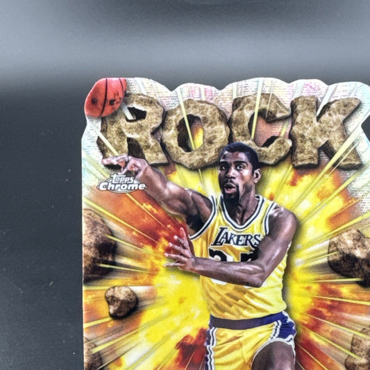 Magic Johnson 2025-26 Topps Chrome Stardust Die Cut Rock Stars SP #RS-11