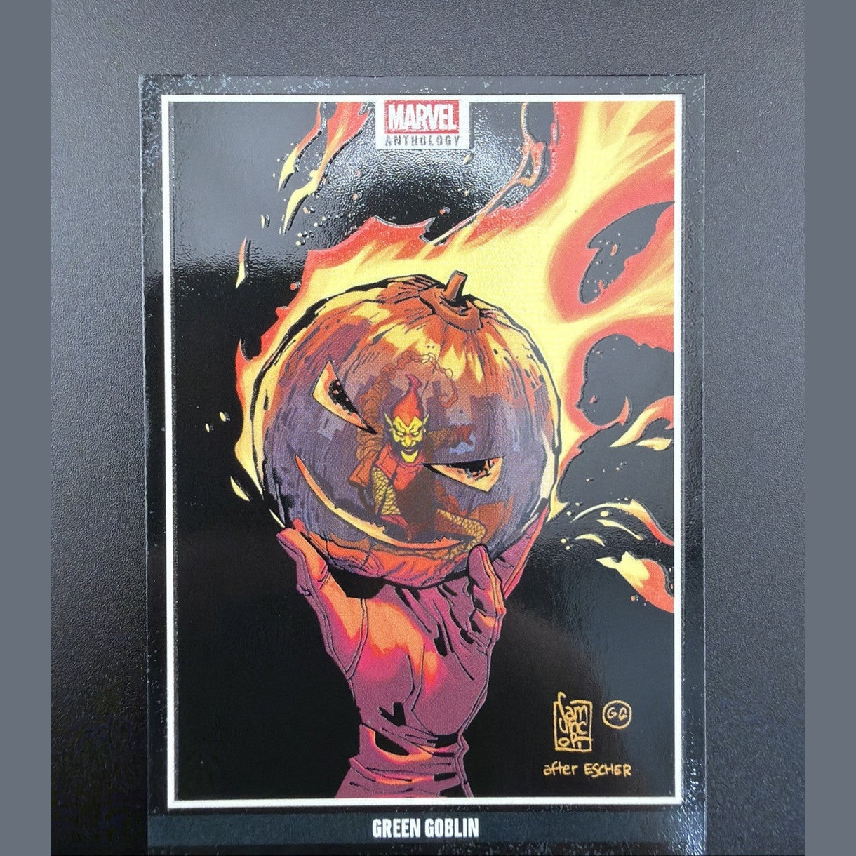 Green Goblin Glow in the Dark 2025 Panini Marvel Anthology G5 | Spider-man