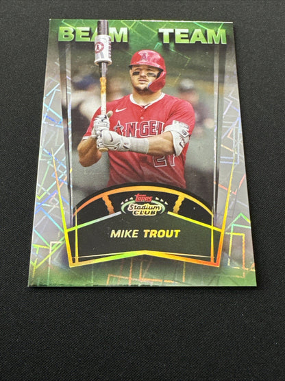 2025 Topps Stadium Club Mike Trout Beam Team SSP Case Hit #BT-14