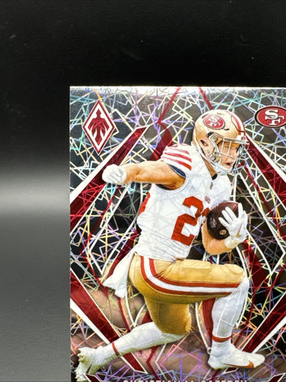 CHRISTIAN MCCAFFREY #26 2024 PANINI PHOENIX 49ERS LAZER