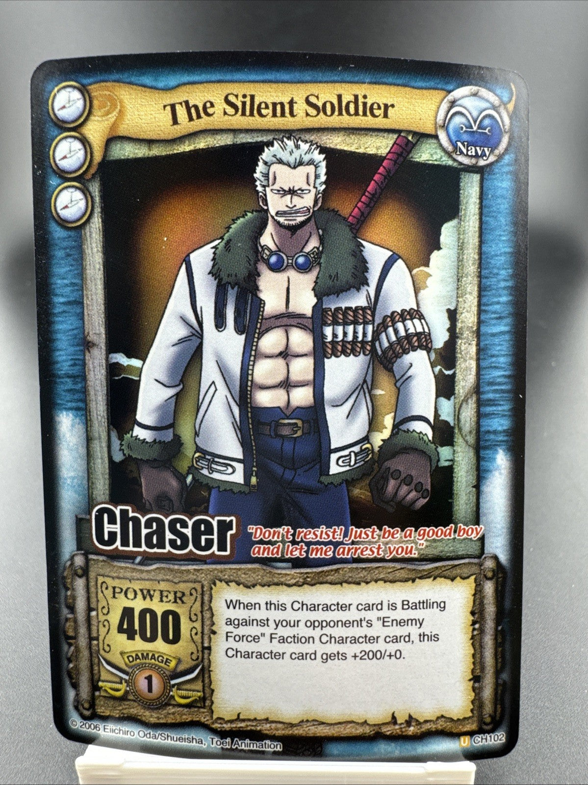 Bandai One Piece CCG Card Chaser The Silent Soldier