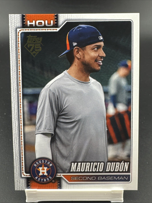 2026 Topps Series 1 - Mauricio Dubon #191 Golden Mirror Image Variations