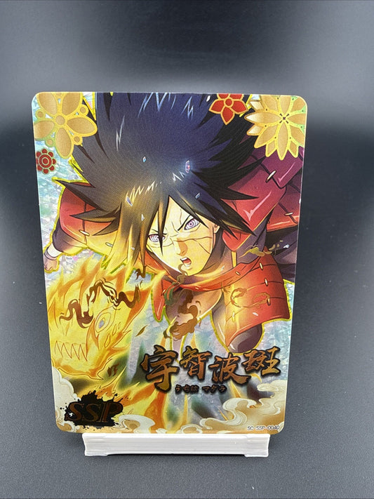 Naruto Doujin Trading Card Textured Holo Foil SSP - Madara