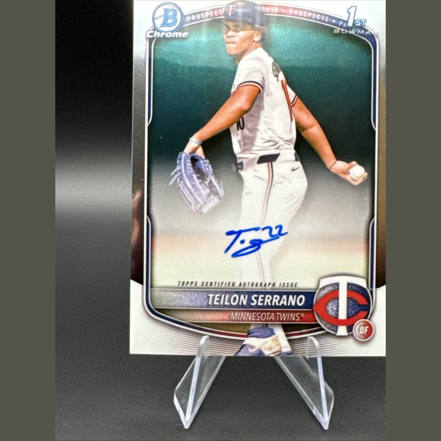 2025 Bowman Chrome Prospects Teilon Serrano 1st Bowman Auto #CPA-TS