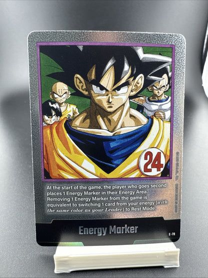 Dragon Ball Super Card Game Energy Marker E-78 Son Goku Manga Booster