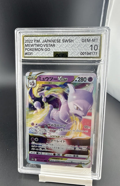 Mewtwo VSTAR 031/071 S10b: Pokémon GO Holo (Japanese)