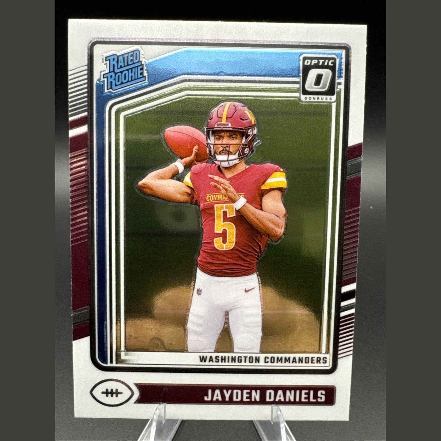 2024 Panini Donruss Optic Rated Jayden Daniels #248 Washington Commanders RC