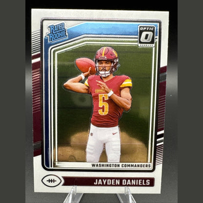 2024 Panini Donruss Optic Rated Jayden Daniels #248 Washington Commanders RC