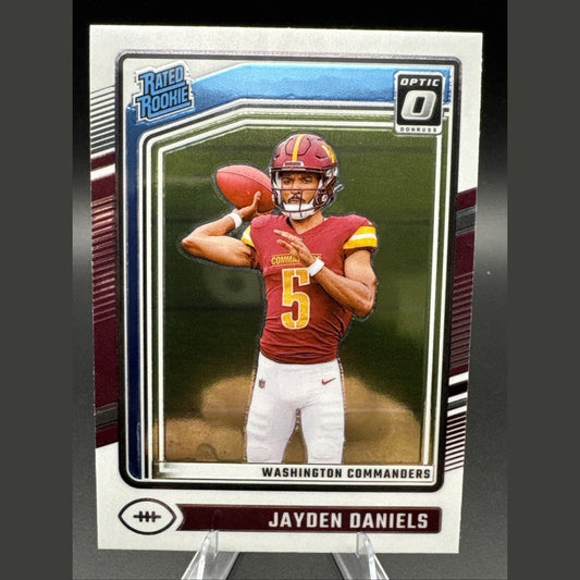 2024 Panini Donruss Optic Rated Jayden Daniels #248 Washington Commanders RC
