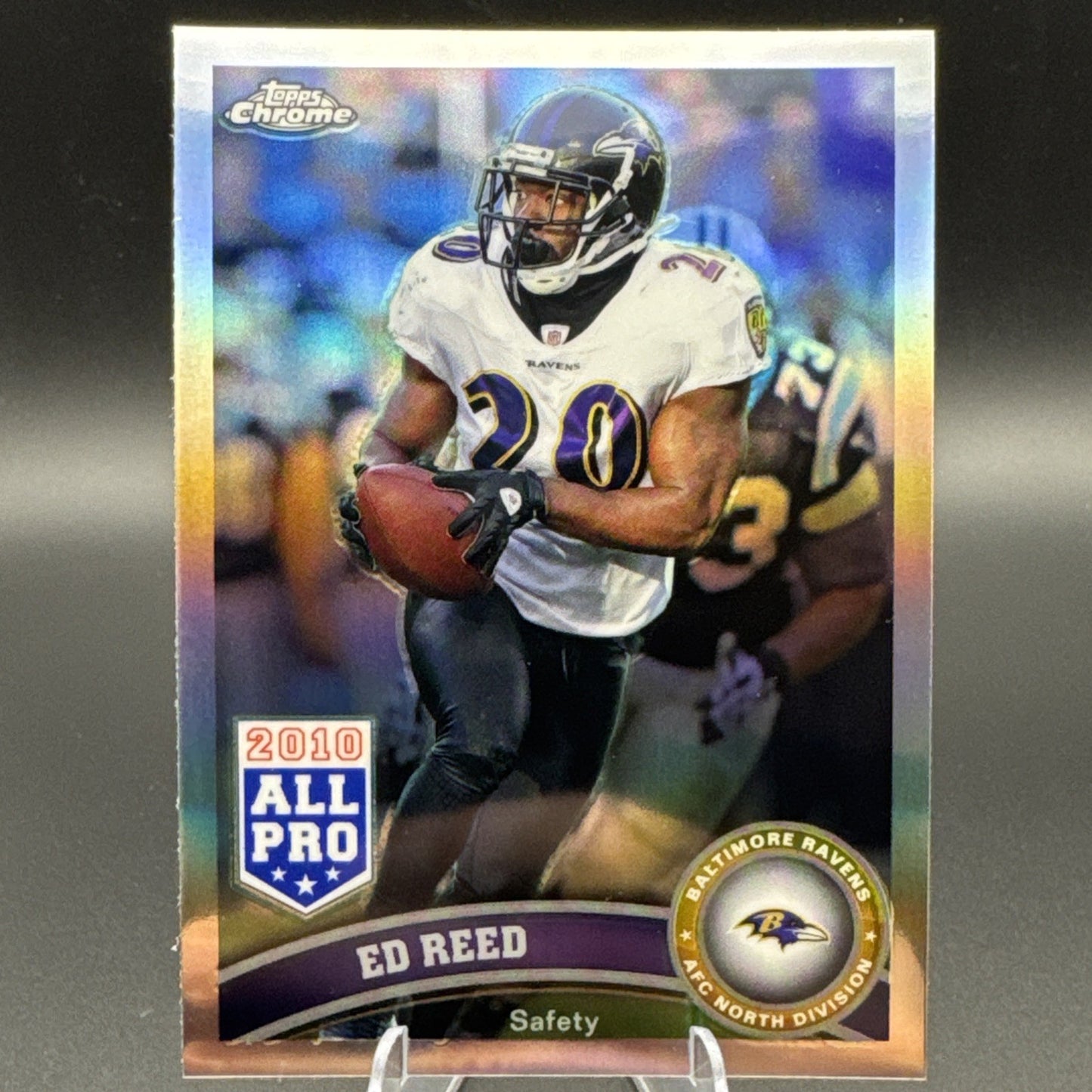2011 Topps Chrome - Ed Reed #158 Refractor