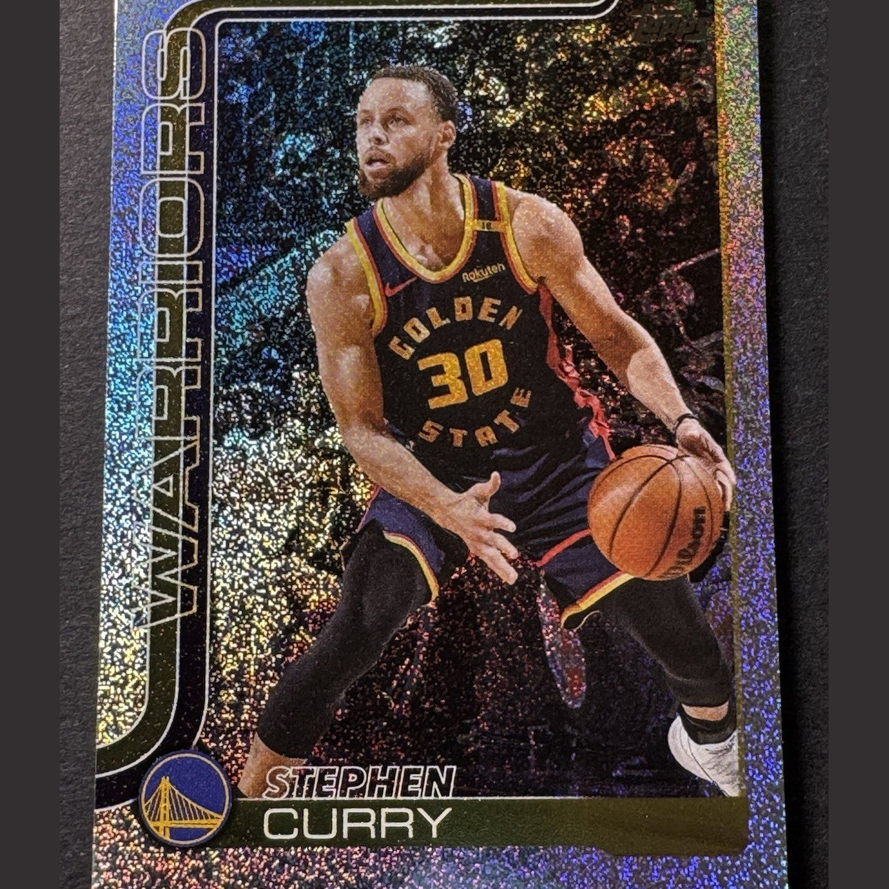 Stephen Steph Curry 2025-26 Topps Flagship Sand Glitter Golden State Warriors