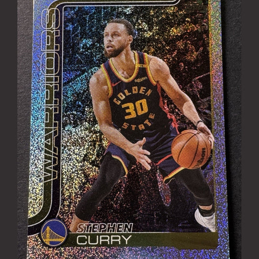 Stephen Steph Curry 2025-26 Topps Flagship Sand Glitter Golden State Warriors