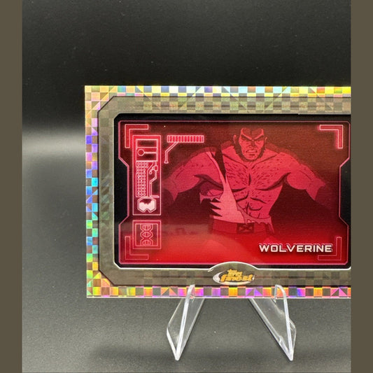 Wolverine Sentinel Scan SS-8 X-Fractor 72/97 2025 Topps Finest X-Men 97'