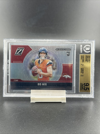 2024 Panini Zenith - First Look Bo Nix #4 (RC) Case Hit BGS 9.5