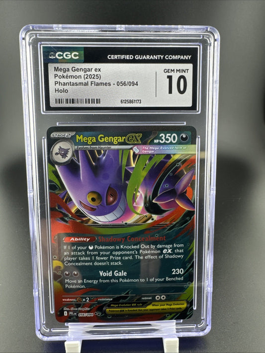 Pokemon Mega Gengar ex 056/094 Holo CGC 10