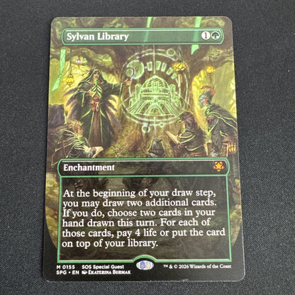 MTG Sylvan Library Enchantment Mythic Special Guests regular  2026 #0155 Rare
